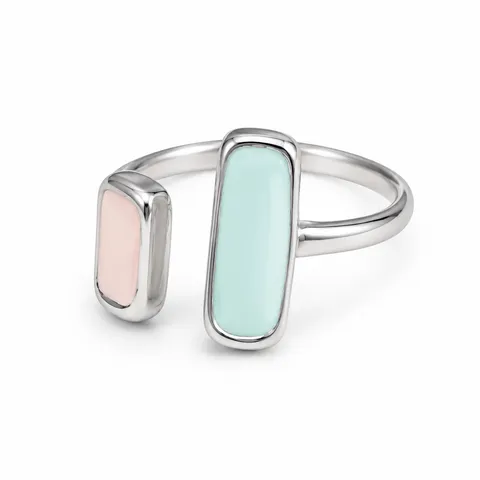 Twin Bar Open Ring in Twin Bar Open