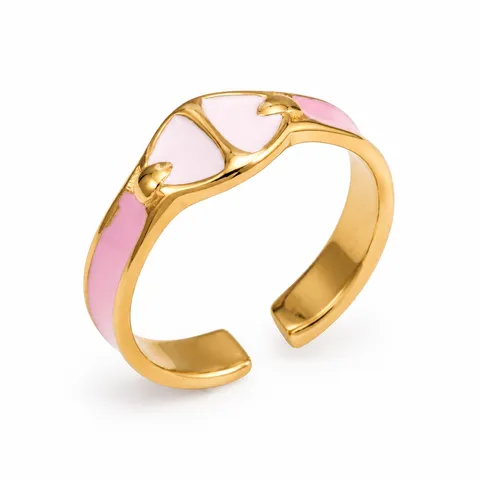 Pink Petal Open Band in Pink Petal Open Band