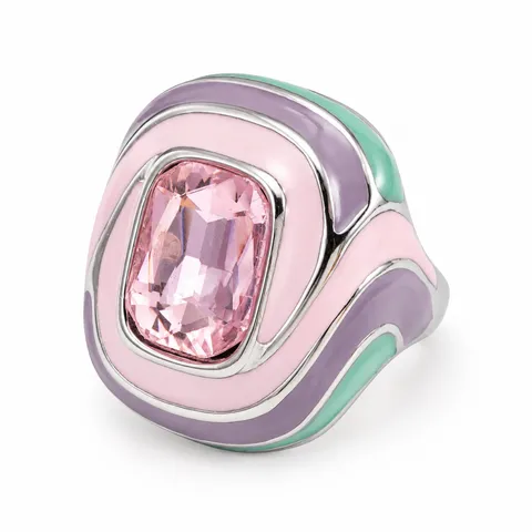 Pastel Wave Accent Ring in Pastel Wave Accent