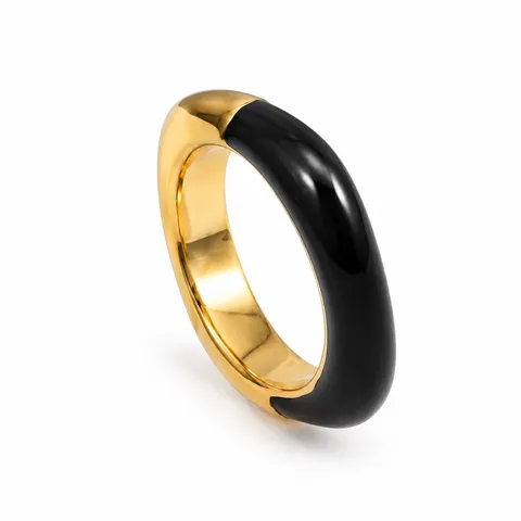 Black Half Color Band in Black Half Color Band